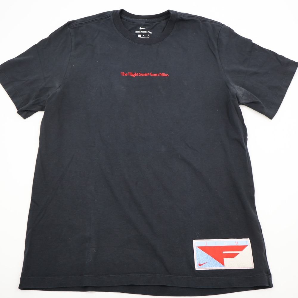 Nike Flight Series T-Shirt Mens Large Black CQ3876-010 Graphic Tee